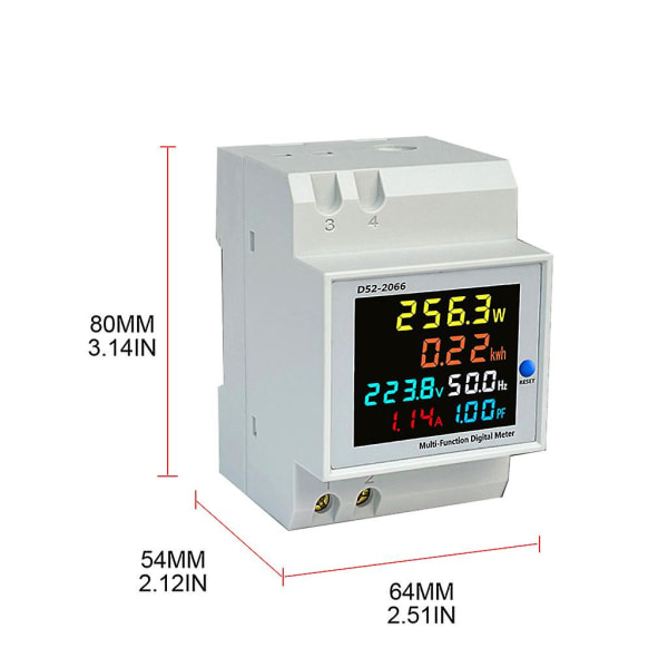 Power Meter Digital Energy Meter Led Active Multi-functional Power Meter (FMY)