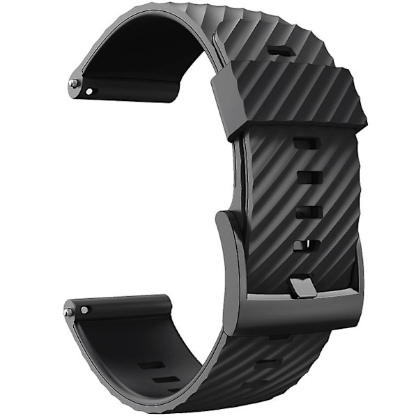 Kompatibel med Suunto 7 9 Baro D5 Justerbar Silikon Tvättad Ersättningsrem Armband Armband Vattentät Tvättad (FMY) Black 1