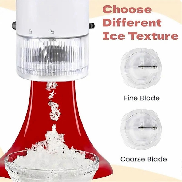 Rakad Is Tillbehör för KitchenAid Köksmaskin, Snow Cone Maskin (FMY)