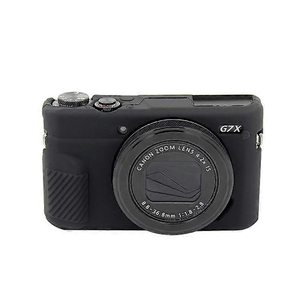 Silikon Skyddande Fodral för Canon EOS G7 X Mark II (FMY) Black