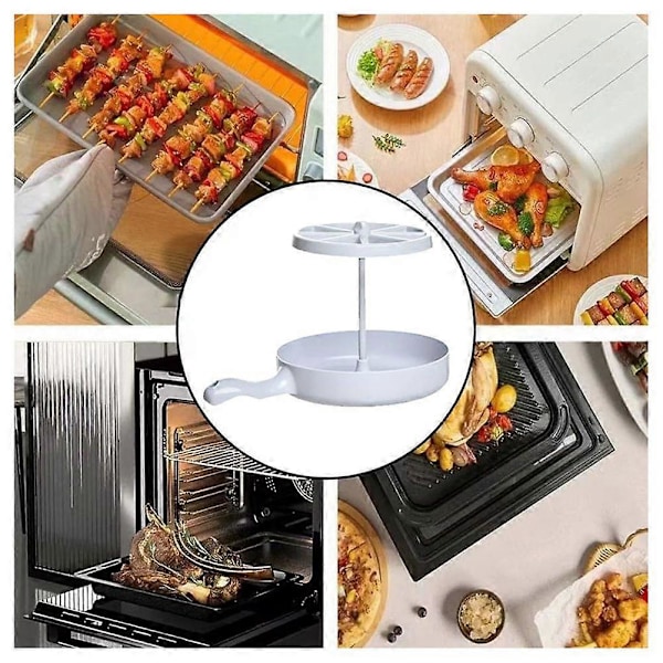 Mikrovågsugns Baconkokare Snabb Effektiv Mikrovågsugn Krispig Bacon Maker för Hem Familj (FMY) White