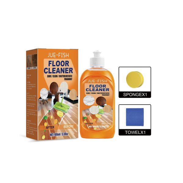 100 ml Floor Cleaner Floor Cleaner Oranssi nestemäinen, tehokas dekontaminaatio lattianpuhdistusaine (FMY)