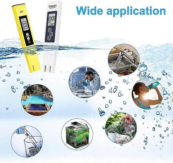 LCD Digital pH-verdimåler pH-vanntester Måler for akvarium Dårlig (FMY)