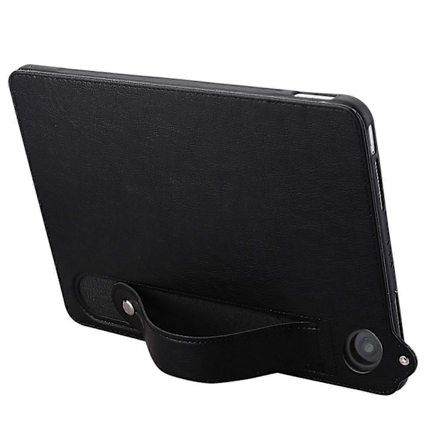 For Amazon Fire HD 8 (2024) (2020) Deksel Håndstropp Støtte Lær Tablet Cover - Grå (FMY) Multicolor Black