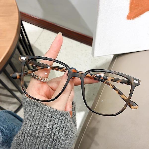 Lukulasit Unisex Naiset Valmis Myopia Lasit Lyhytnäköiset Silmälasit (FMY) Leopard -2.0