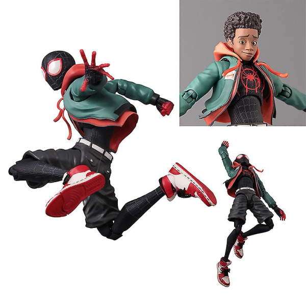 Action Spiderman Miles Morales Figurmodel Spider-man Into The Spider Verse Toy (FMYED) onesize