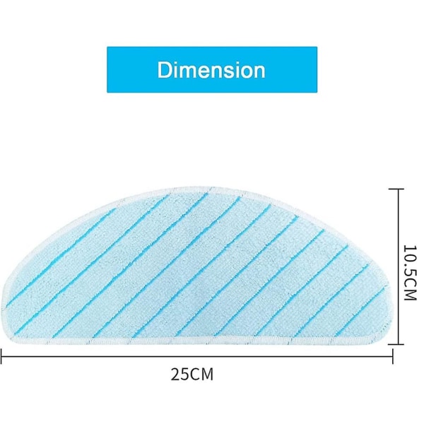 Pestävät moppaustyynyt Deebot T9+ T9 Aivi T9 Aivi+ T9 Max T9 Power Robot Vacuum Clea1