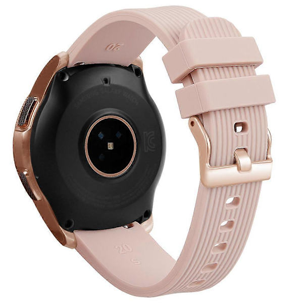 Silikoninen ranneke Samsung Galaxy Watch SM-R810 42mm:lle (FMY) Apricot