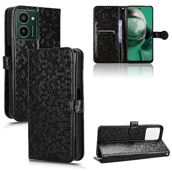Dot Tekstur Lærveske For HMD Pulse Pro / Pulse / Pulse+ (FMY) Black