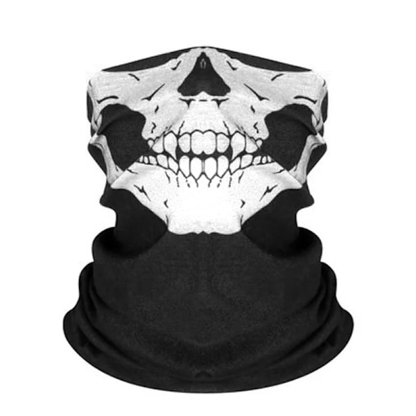 Halloween Mask Skräck Skelett Hakmask Skelett Performance Party Utklädnad Riktiga CS Masker(FMY) Red