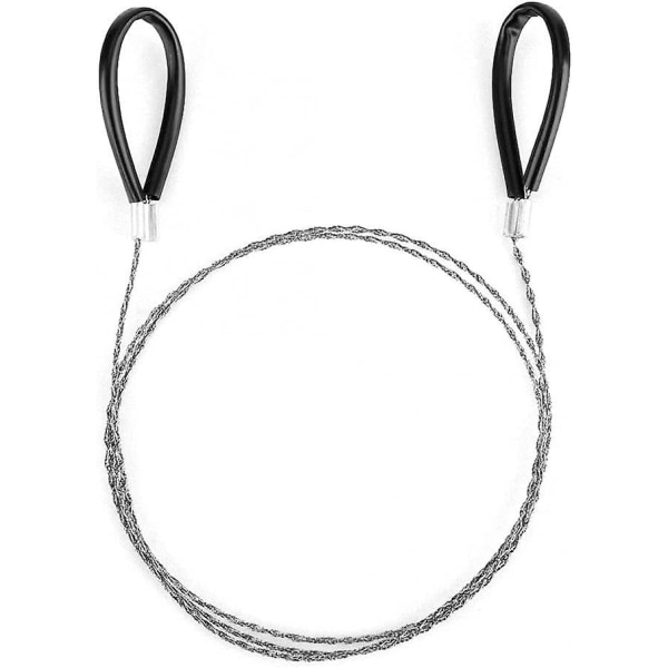 80 cm lommetrådsav motorsav rustfrit stål trådsav til lommekædesav Mini kabelkædesavsæt til camping (FMY)