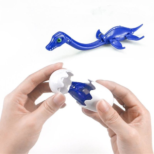 1 stk Mini Dinosaur Transforming Egg Legetøj Æggedeformation Dinosaur Simulator Rugeæg Legetøj til børn Pædagogisk legetøj (FMY) Type D