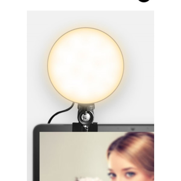 Selfie Led Light Ring Clip Camera Fill Light Lampor för telefon (FMY)