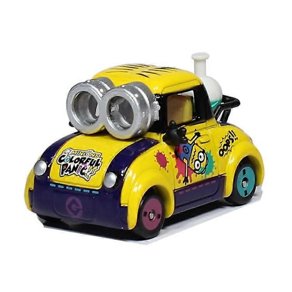 Skalmodellbil Minion Kevin Bob Dave Carl Jerry Tim Phil Jul Dekoration Rummet Leksaker för Pojkar Flickor Leksaksbil (FMY) 4