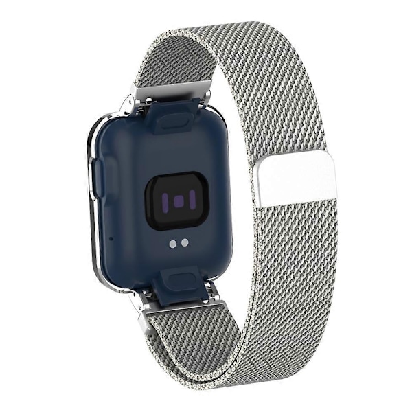 För Xiaomi Mi Watch Lite / Redmi Watch Milanesisk Magnetisk Metall Armband (FMY) Silver
