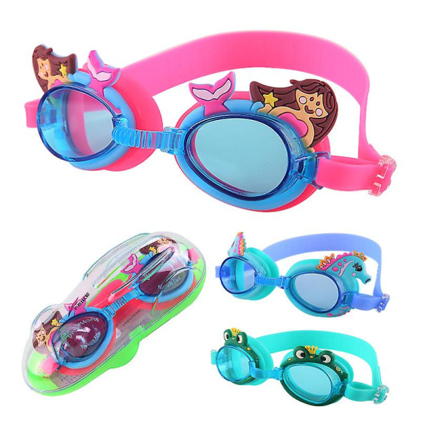 Simglasögon för barn, Set för barn för toddler Junior flickor Pojkar ålder 3-12,yj69021 (FMY)