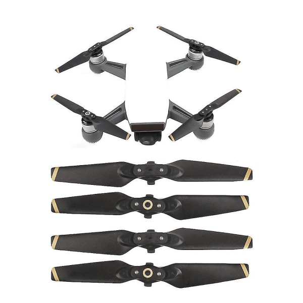 4 stk propeller for Dji Spark Drone Folding Blade 4730f Props Rc Reservedeler