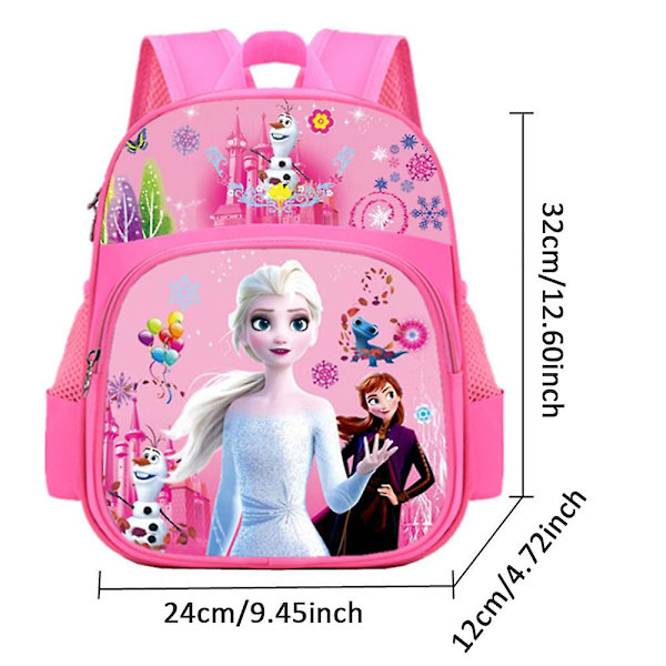 Piirroshahmoilla painettu päiväkotireppu Taapero Lapset Pojat Tytöt Frozen Spider-man Reppu Esikoulu Koulureput Kevyt Kirjareppu  (FMY) PAW Patrol Sky Blue