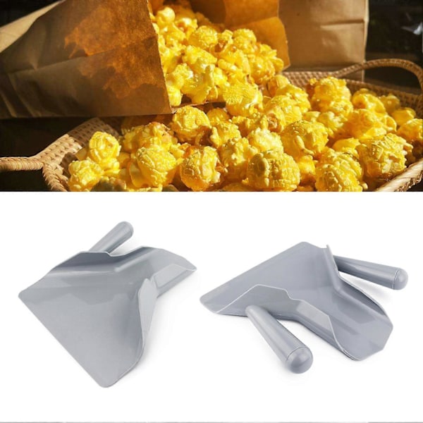 Multifunksjonell Chips Scoop Hygienisk Plastikk Burrfri Praktisk Pommes Frites Spade for Hjemmet KAESI(FMY) B