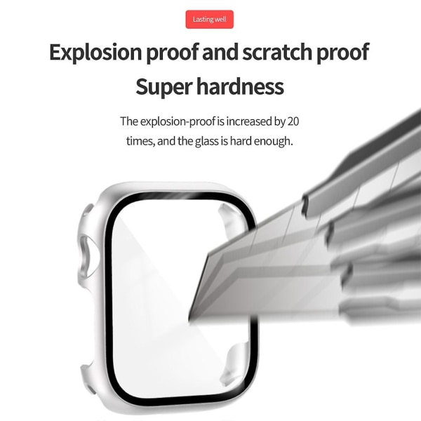 Watch 8 7 6 5 4-se Protector Glass+ cover Näyttö Yksiosainen kalvopuskuri For Sh (FMY)