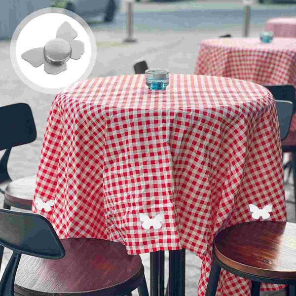 4st Magnetisk cover Vikter Dukklämmor för utomhusbord Picknickklämmor för bordsdukar Dukvikter Cover (FMY)