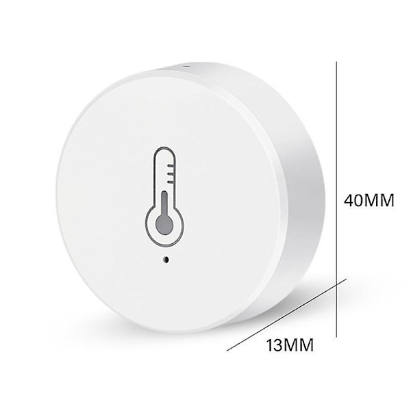 Zigbee Langaton Lämpötila- ja Kosteussensori Sisätilojen Termometri ja Hygrometri Etävalvonta (FMY)