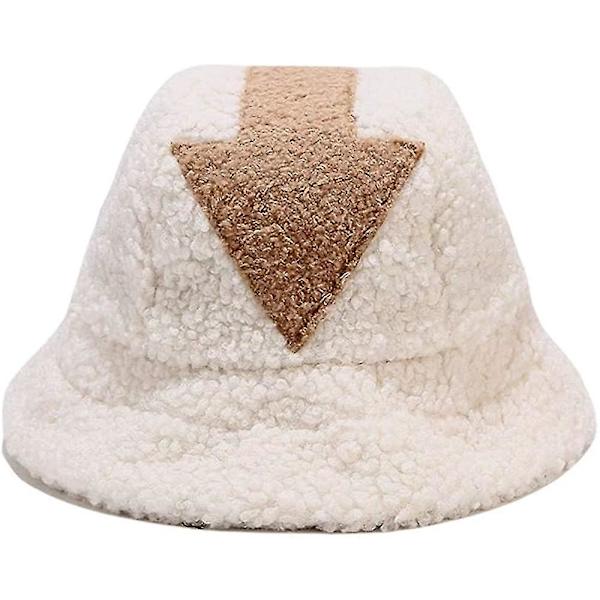 Avatar The Last Airbender Appa Bob Aang Costume Casquette Unisexe En Laine D'agneau  (FMY) Blanc Taille unique