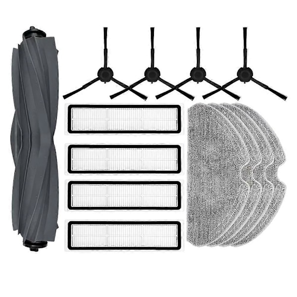 För Dreame D9 Max Gen 2 / D10s / D10s Pro Huvudborste Sidoborste HEPA Filter Moppdynor Reservdelar Tillbehör (FMY) As Shown