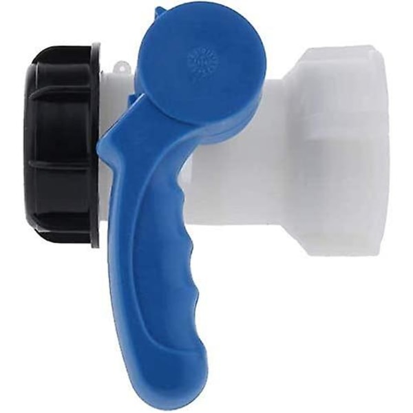 Universal IBC-adapter for IBC-vanntank, IBC-tank, 62 mm IBC-kran, DN40 klaffventil