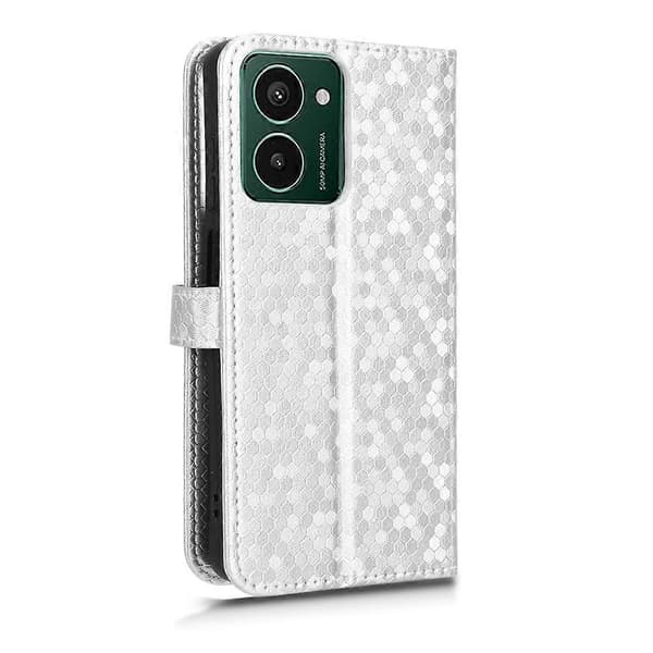 Læderetui med priktekstur til HMD Pulse Pro / Pulse / Pulse+ (FMY) Silver