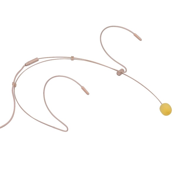 Lättviktigt huvudburet headsetmikrofon kondensatormikrofon 3,5 mm kontakt kompatibel med Sennheiser trådlöst 4 pin XLR
