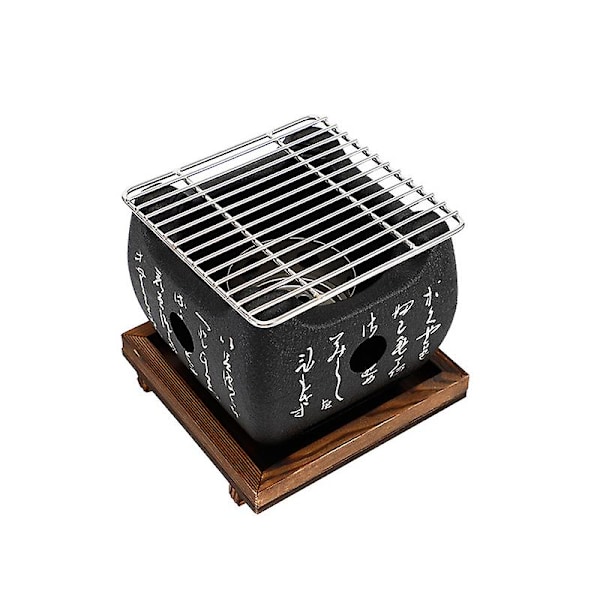 Japanese BBQ Grill Charcoal Barbecue Grills Aluminium Alloy Indoor Outdoor BBQ Grill Pan Barbecue S  (FMY)