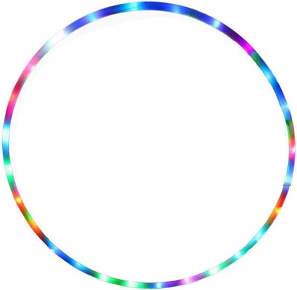 Farveskiftende Hula Hoops, Flere Lysende Hula Hoops (FMY) 70cm
