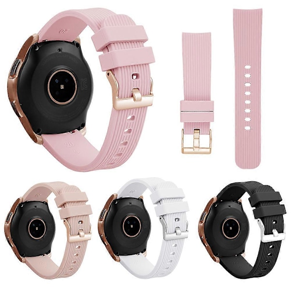 Silikon Remmebånd for Samsung Galaxy Watch SM-R810 42mm (FMY) Pink