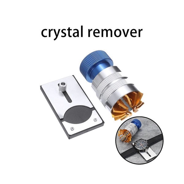 Krystallfjerner Klokke Plast Krystallfjerner Med Base Lift Front Case Remover Sett inn klokkeglass (FMY)