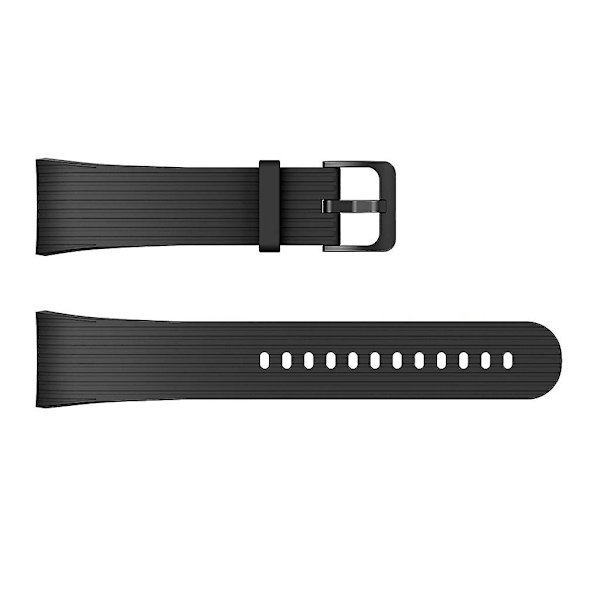 Watch Band Sport Blødt Silikone Udskiftnings Watch Band til Gear Fit2 Pro  (FMY) Black