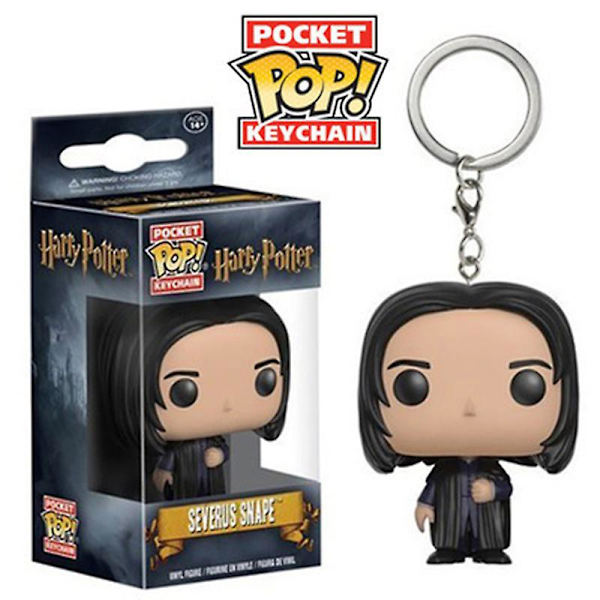Harry Potter nøkkelring Moive figur samleobjekt tegneserie veske nøkkelring anheng veske  (FMY) Snape