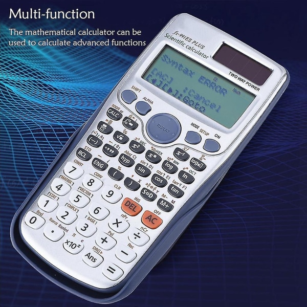 Fx-991es-plus kalkulator 417 funksjoner University Students Office (FMY)