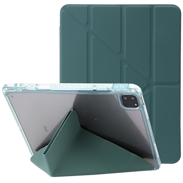 iPad Pro 11 (2018) / (2020) / (2021) / (2022) / iPad Air 11 (2024) / Air (2022) / (2020) Origami -kotelo (FMY) Multicolor Blackish Green