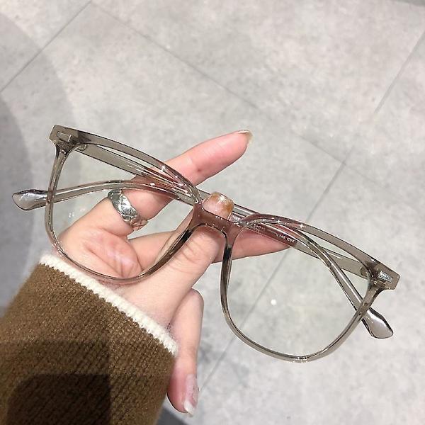 Läsglasögon Unisex Kvinnor Färdiga Myopiglasögon Närsynta Glasögon  (FMY) Transparent Grey -2.0