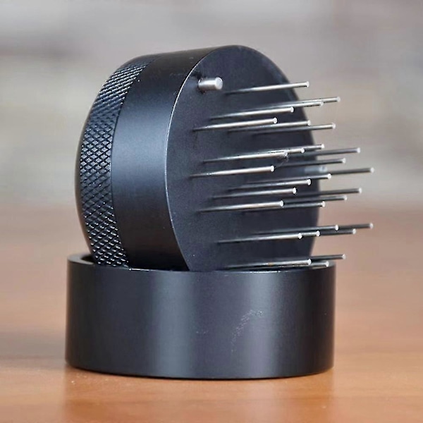 51mm/53mm/58mm Manuell Barista Pulver Kaffe Tamper Distributör Nivelleringsverktyg Nål Typ Kaffe Pulver Verktyg(FMY) 51mm