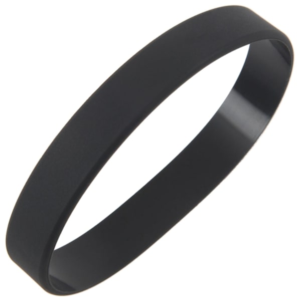 Muodi Silikoni Kumi Joustavuus Rannekoru Ranneke Mansettiranneke Musta  (FMY) Black 20cm