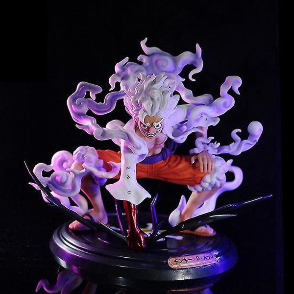 One Piece Luffy Gear 5 Anime-hahmo Nika Auringonjumala PVC-toimintahahmo malli nukke (FMY) Red