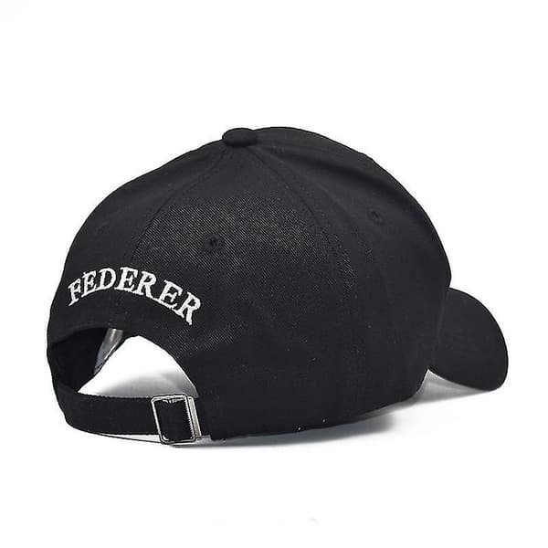 Roger Federer -lippis, baseball-lippis, aurinkolippis (FMY) Black