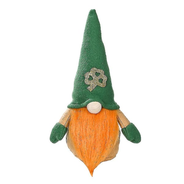 Gnome Faceless Doll Home Decor kompatibel med St.Patrick's Day Irish Gifts (FMY)