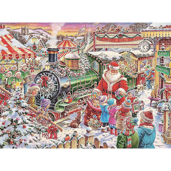 Julsamling Pussel (4 x 500 bitar) (FMY) 500 Pieces