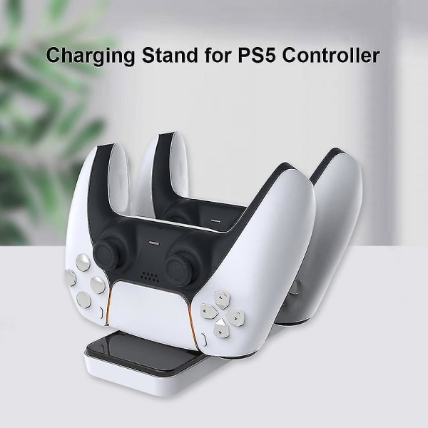 Trådløs ladestasjon Ladestasjon for PS5-kontroller Playstation 5 Dock Led Indicator (FMY)
