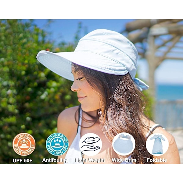 UV Beskyttelse Strandhat Solskærm Strandhat (FMY) Blue