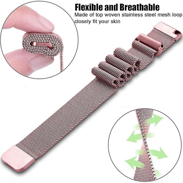 For Garmin Vivoactive/Garmin Vivoactive HR Spænde Mesh Rem Armbånd Smart Watch Rem (20mm)  (FMY) Multicolor Style E Other Smartwatch Model