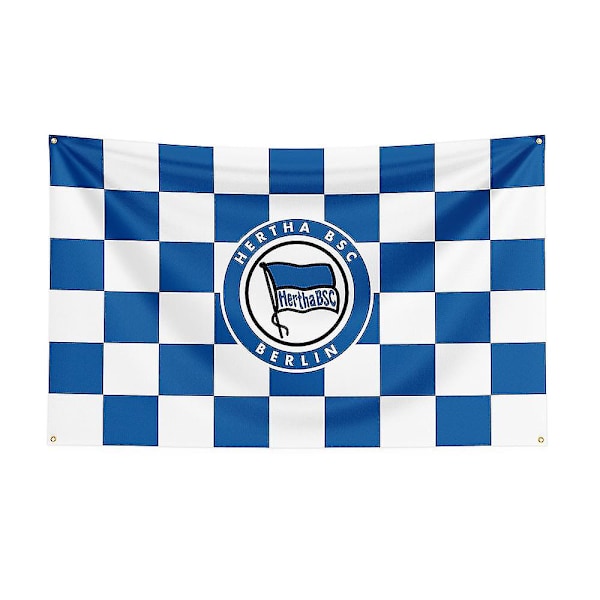 3x5 Hertha Bsc Flag Polyester Trykt Racing Sport Banner Til Dekoration (FMY) 90 x 150cm E